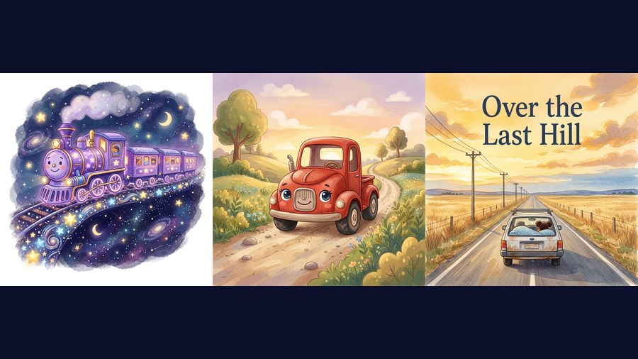 Three picture books from the free StoryLink library